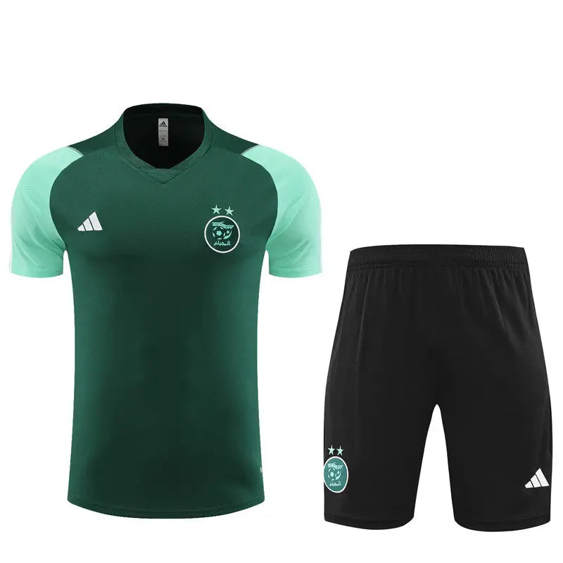 Algerian Short Sleeve Training Suit For Men T-shirt/short Football DXB