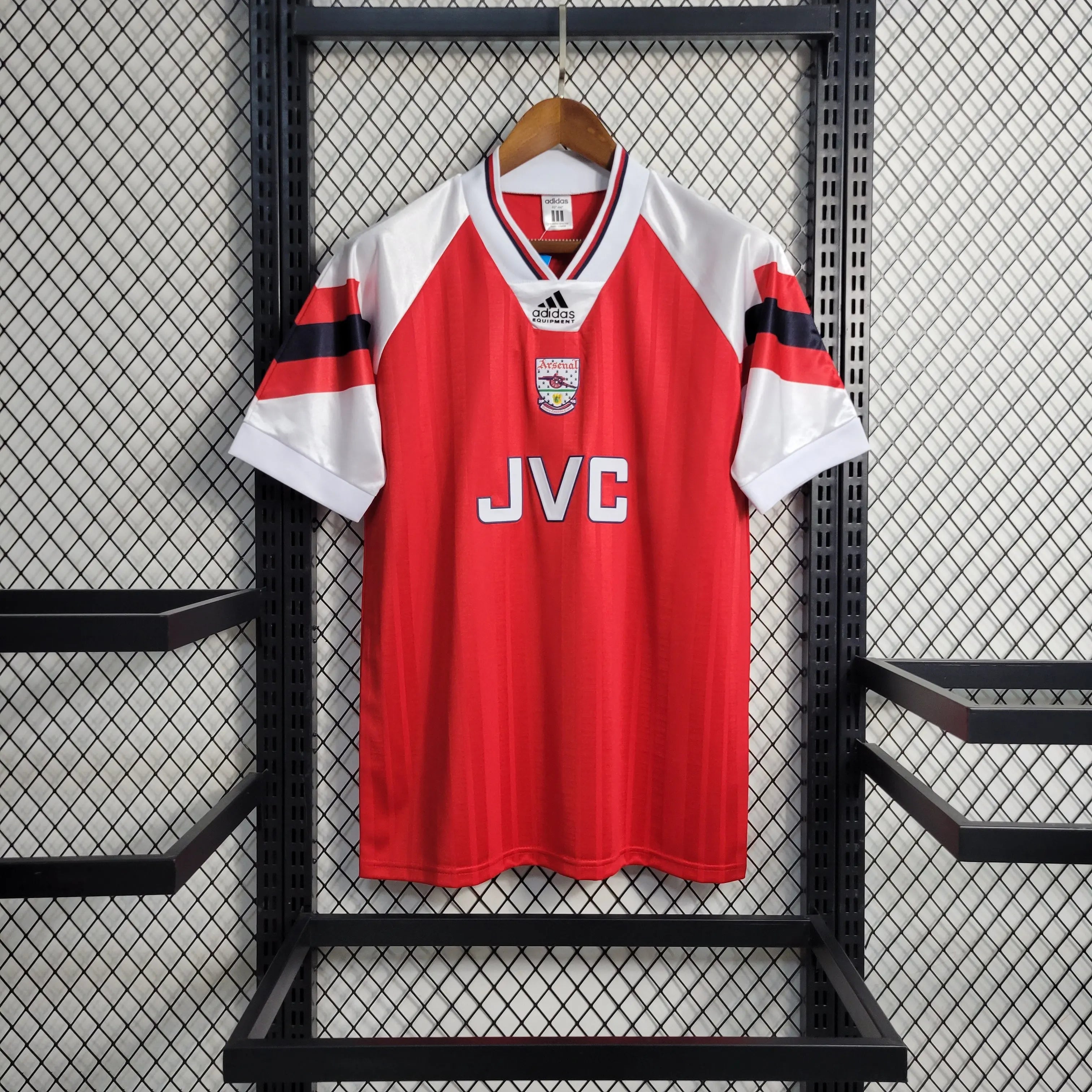 1992-1994 Arsenal JVC home shirt. Vintage Adidas. - Depop