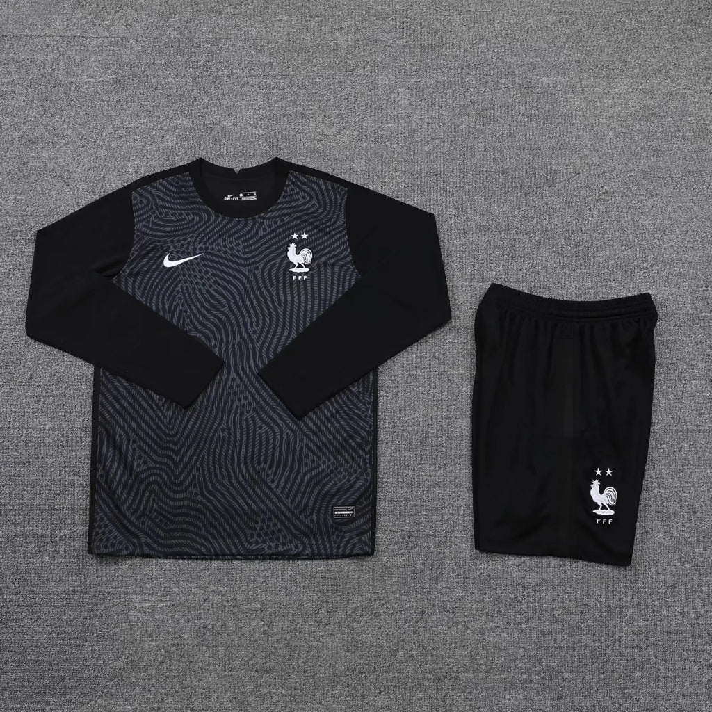 France Goalkeeper Kit Long Sleeves Full Set - Football DXB