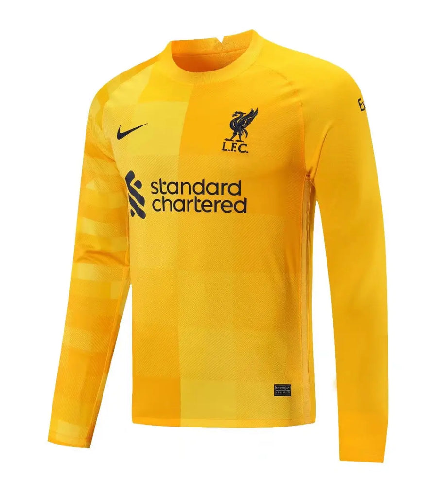 Liverpool Goalkeeper Long Sleeves Full Set - Football DXB