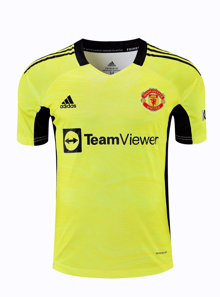 Manchester united Goalkeeper kit Short sleeves  Full set - Football DXB