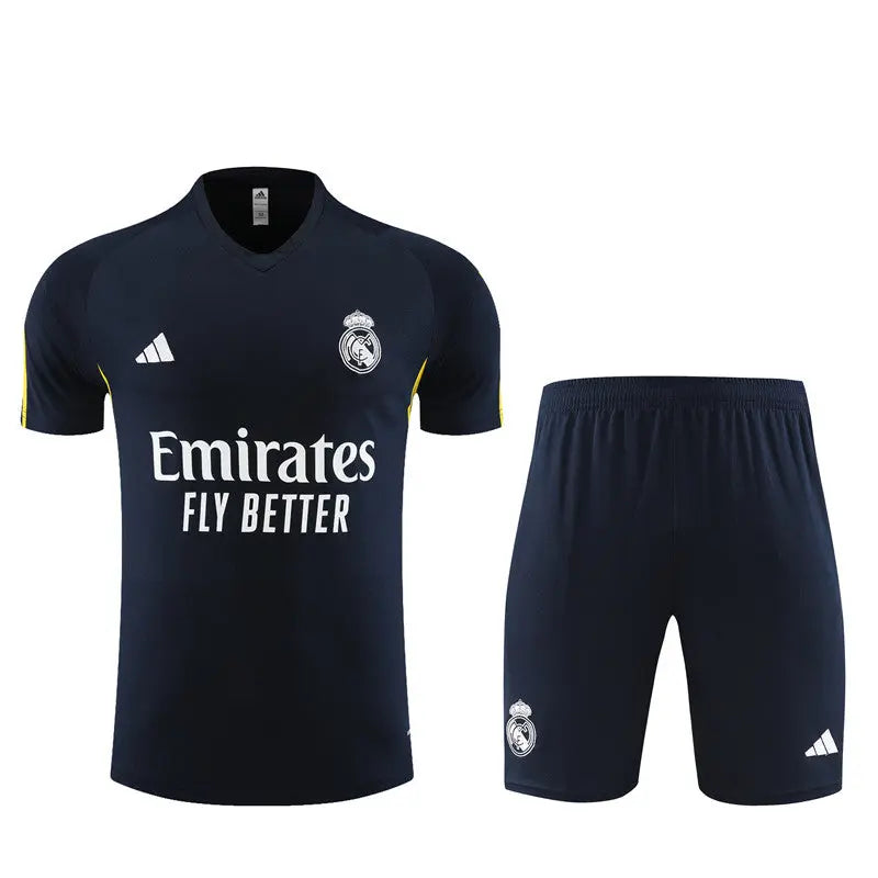 Real Madrid Short Sleeve Training Suit For Men T-shirt/short Football DXB